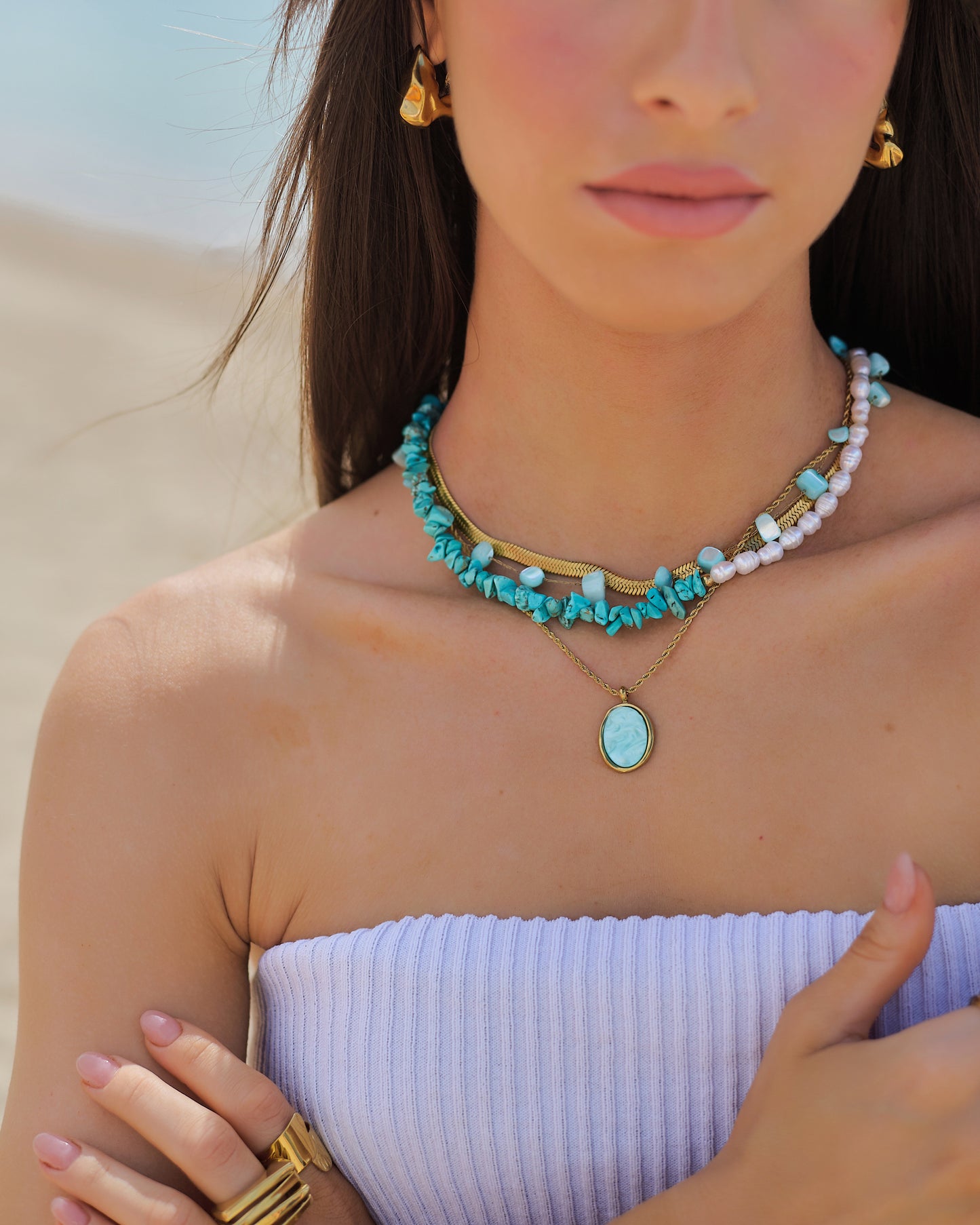 Blue lagoon Necklace