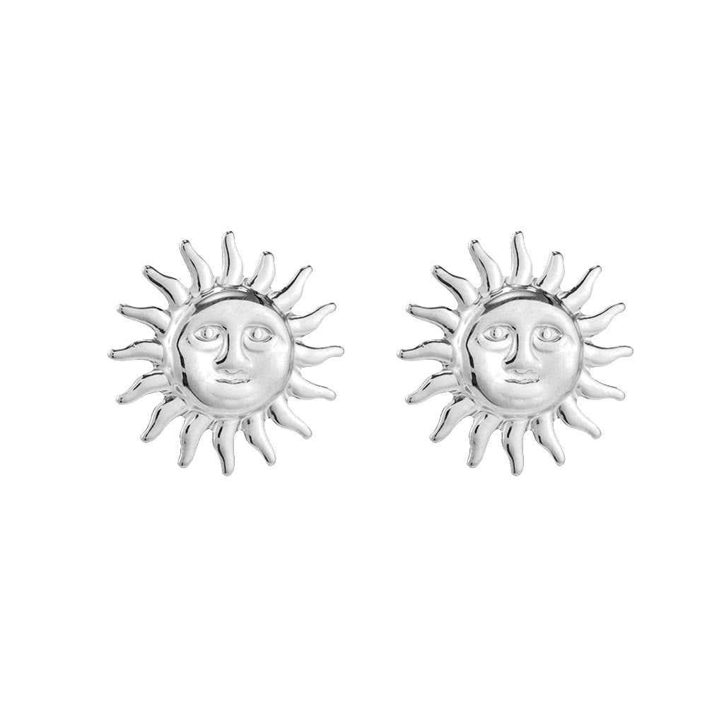 Sun Face Earrings
