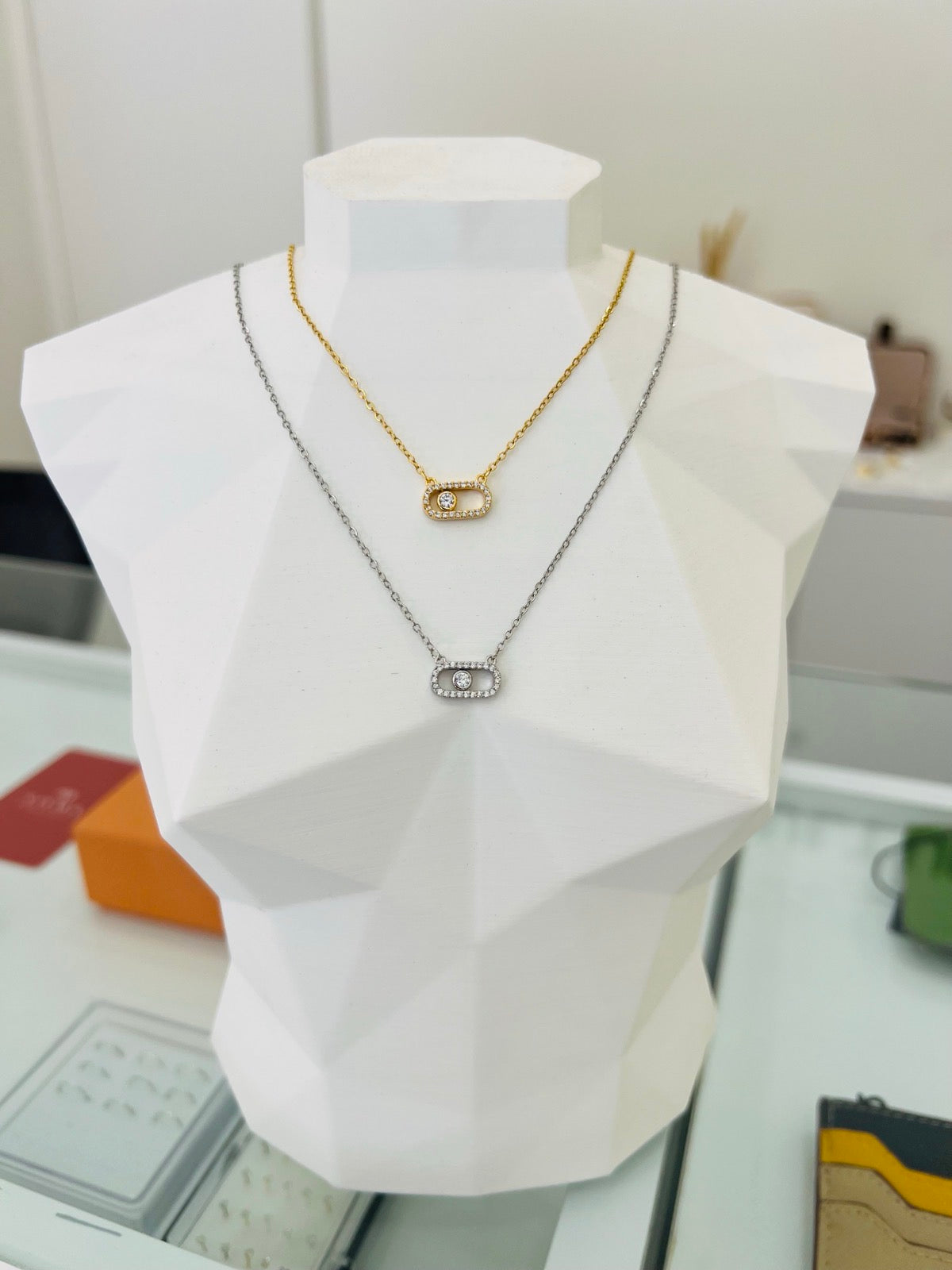 Aniela Strass One Zircon Necklace
