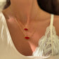 Red Lips Necklace