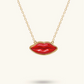 Red Lips Necklace