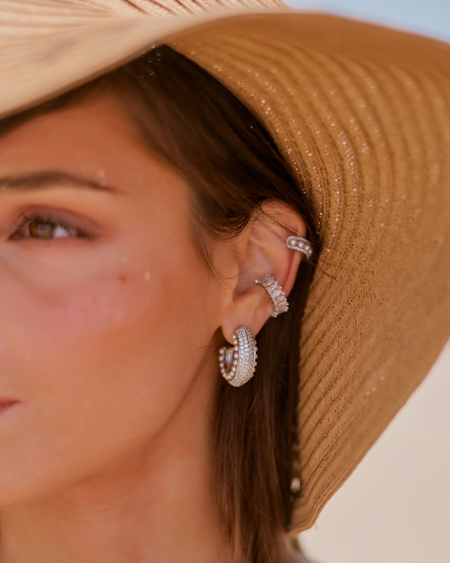 Strasspearl Earrings