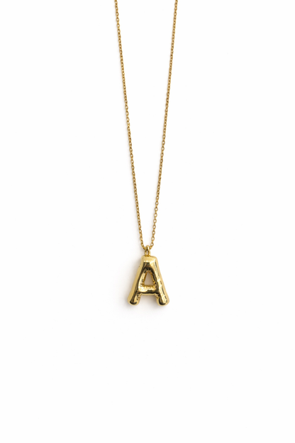 Bubble Monograms Necklace