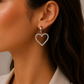 Diamond Heart Earrings
