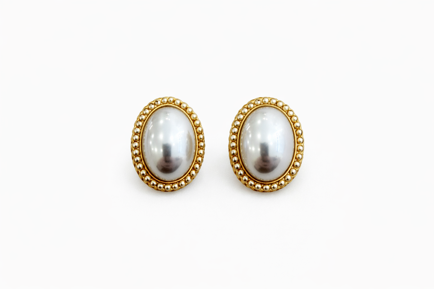 Pearl Clips Earrings