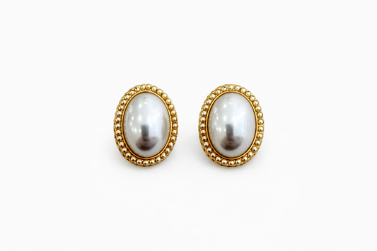 Pearl Clips Earrings