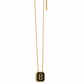 Knitted Monogram Necklace