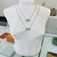 Aniela Strass Two Zircon Necklace