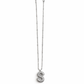 Bubble Strass Monograms  Necklace