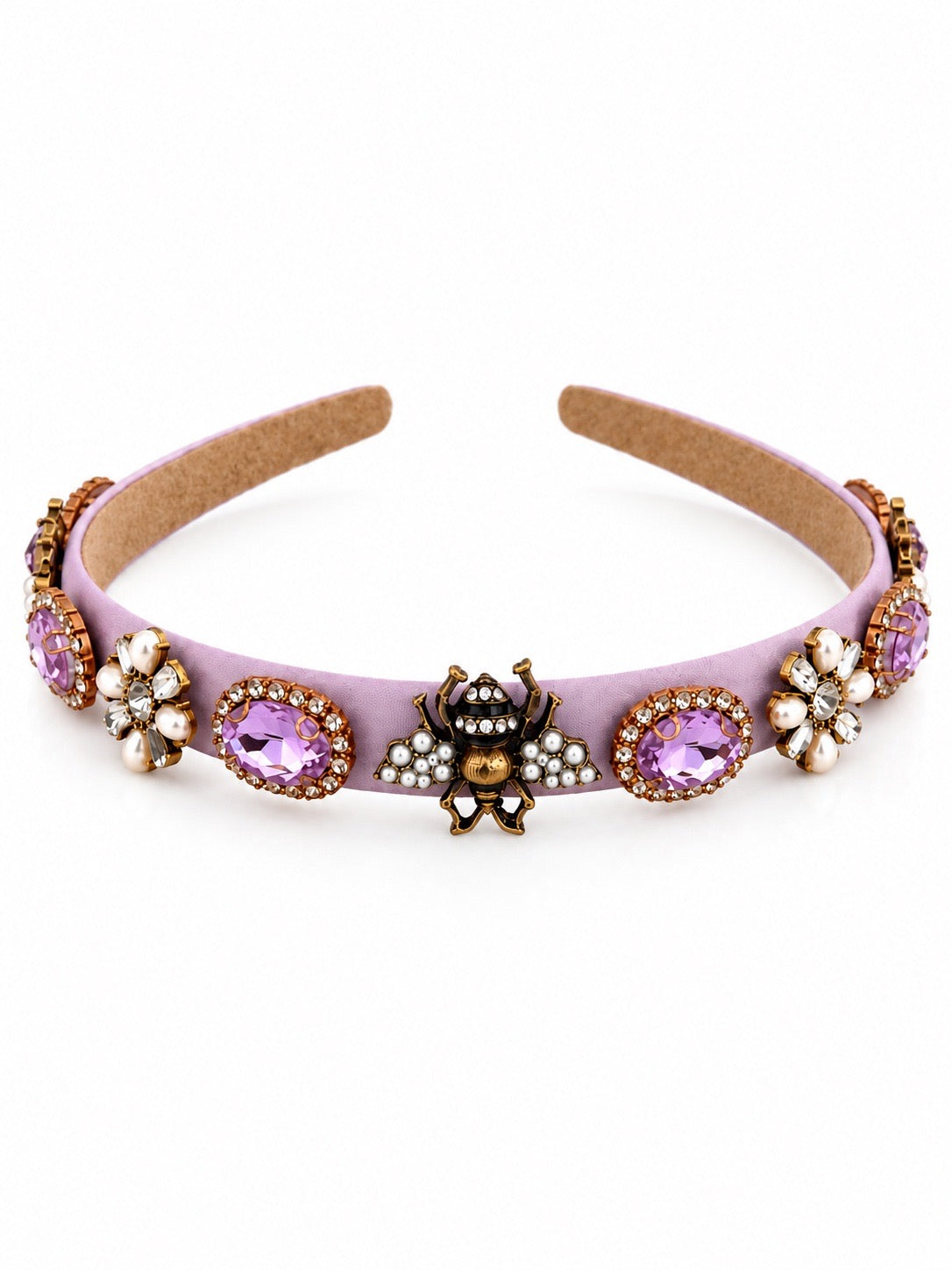 Purple Bee Headband
