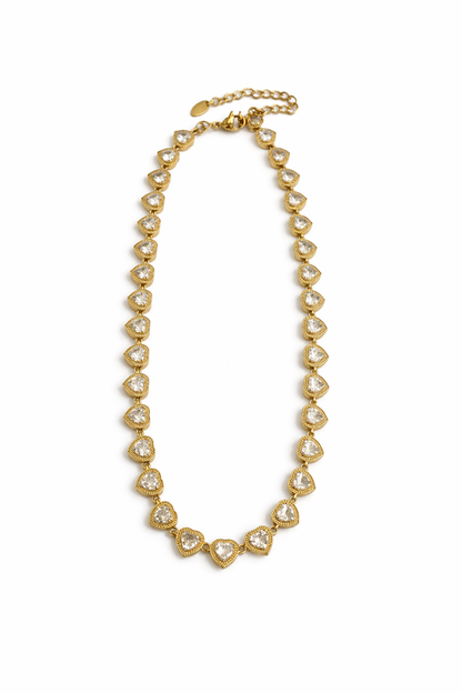Riviera Big Hearts Necklace