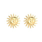 Sun Face Earrings