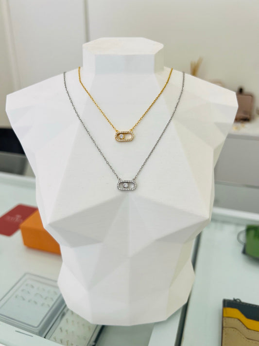 Aniela Strass One Zircon Necklace