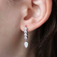 Crystal Leaf Earrings