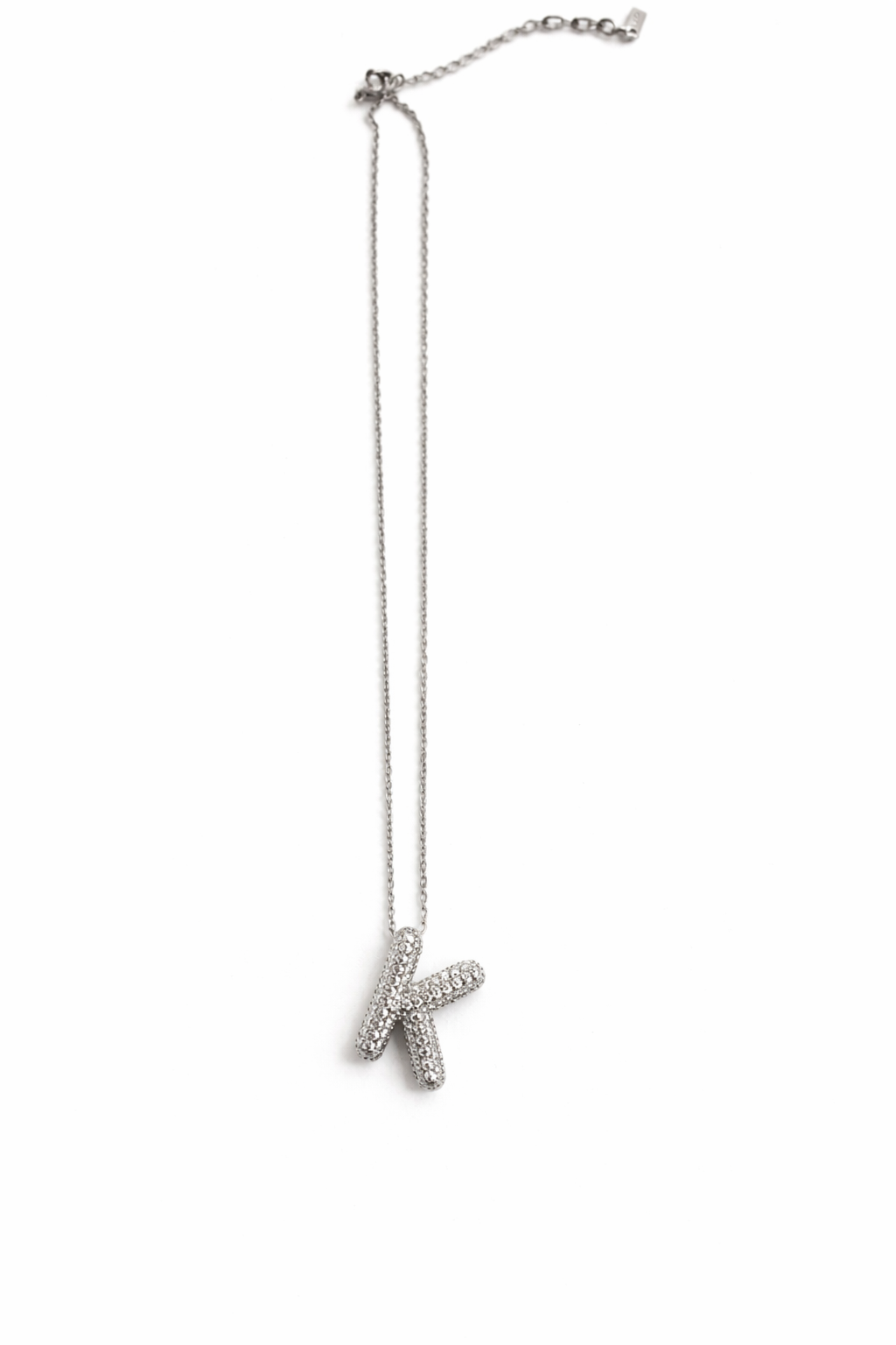 Bubble Strass Monograms  Necklace