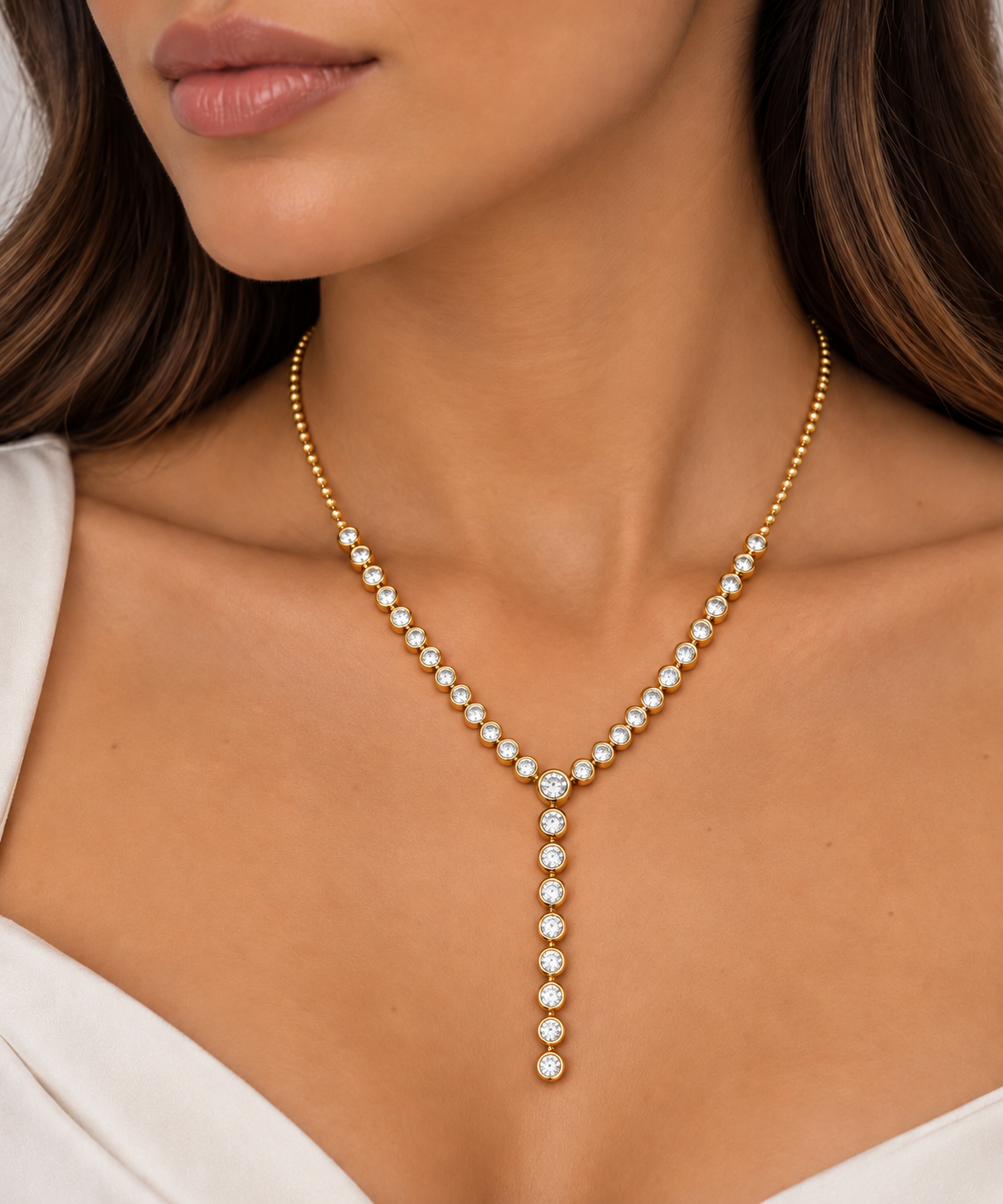 Riviera Tie Chain Necklace