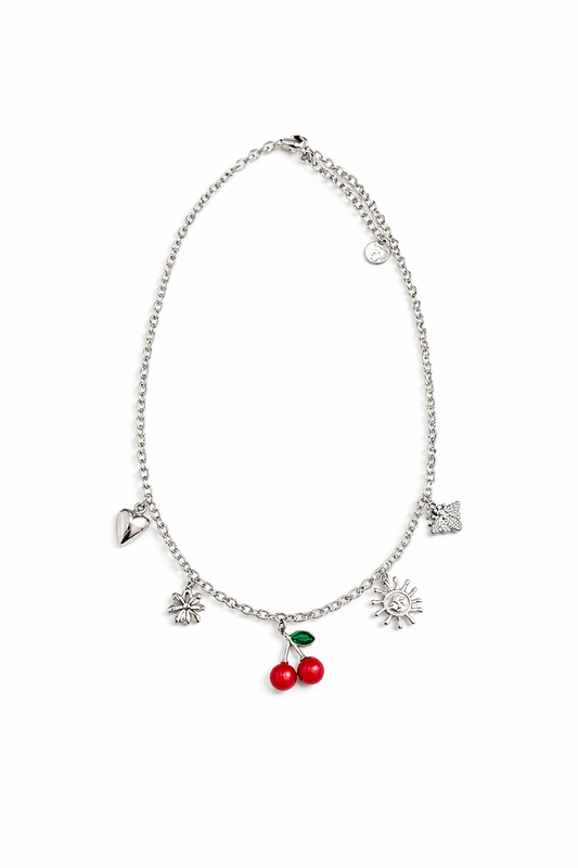 Cherry & Sun Necklace
