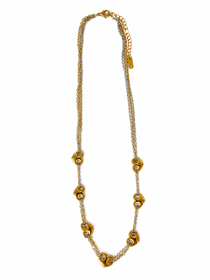 Hearts Double Necklace