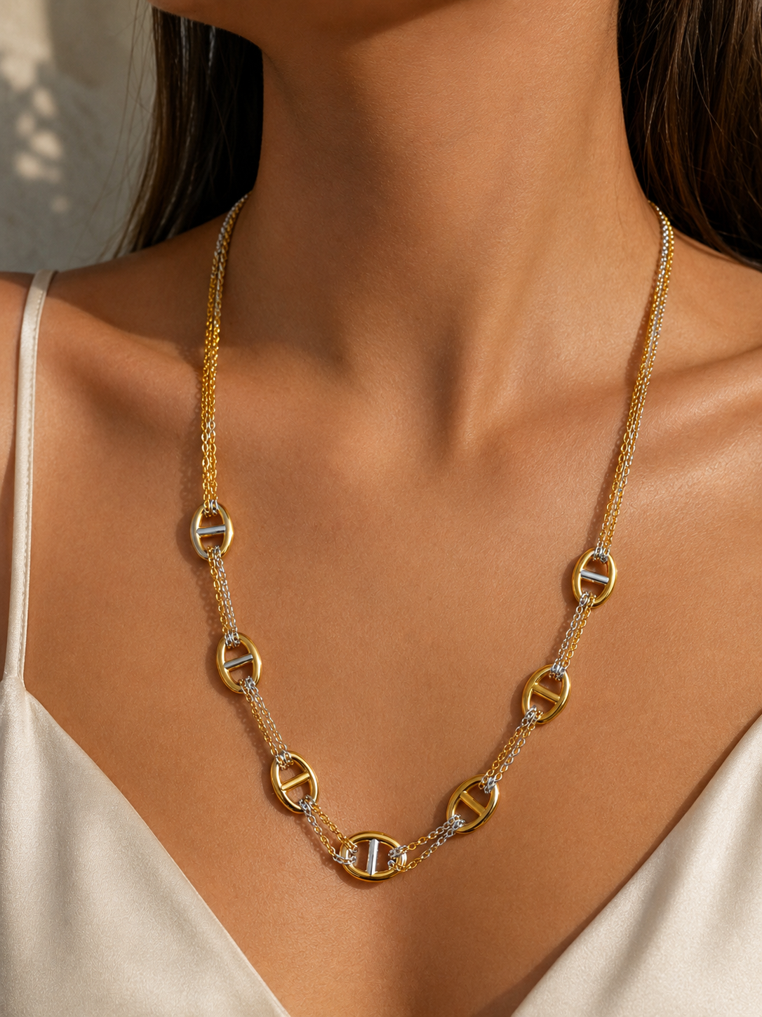 Thekla Double Necklace