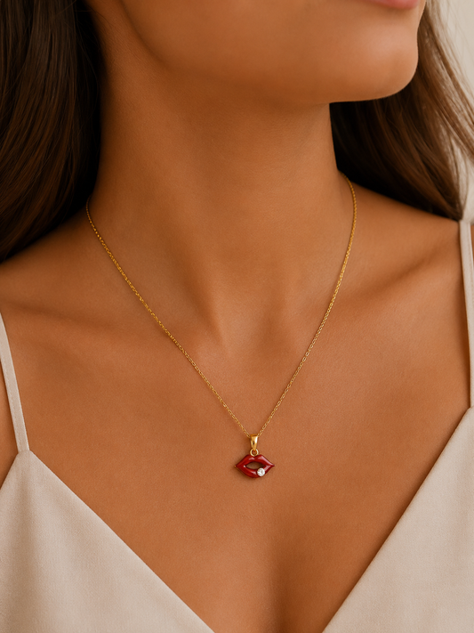 Lips Necklace