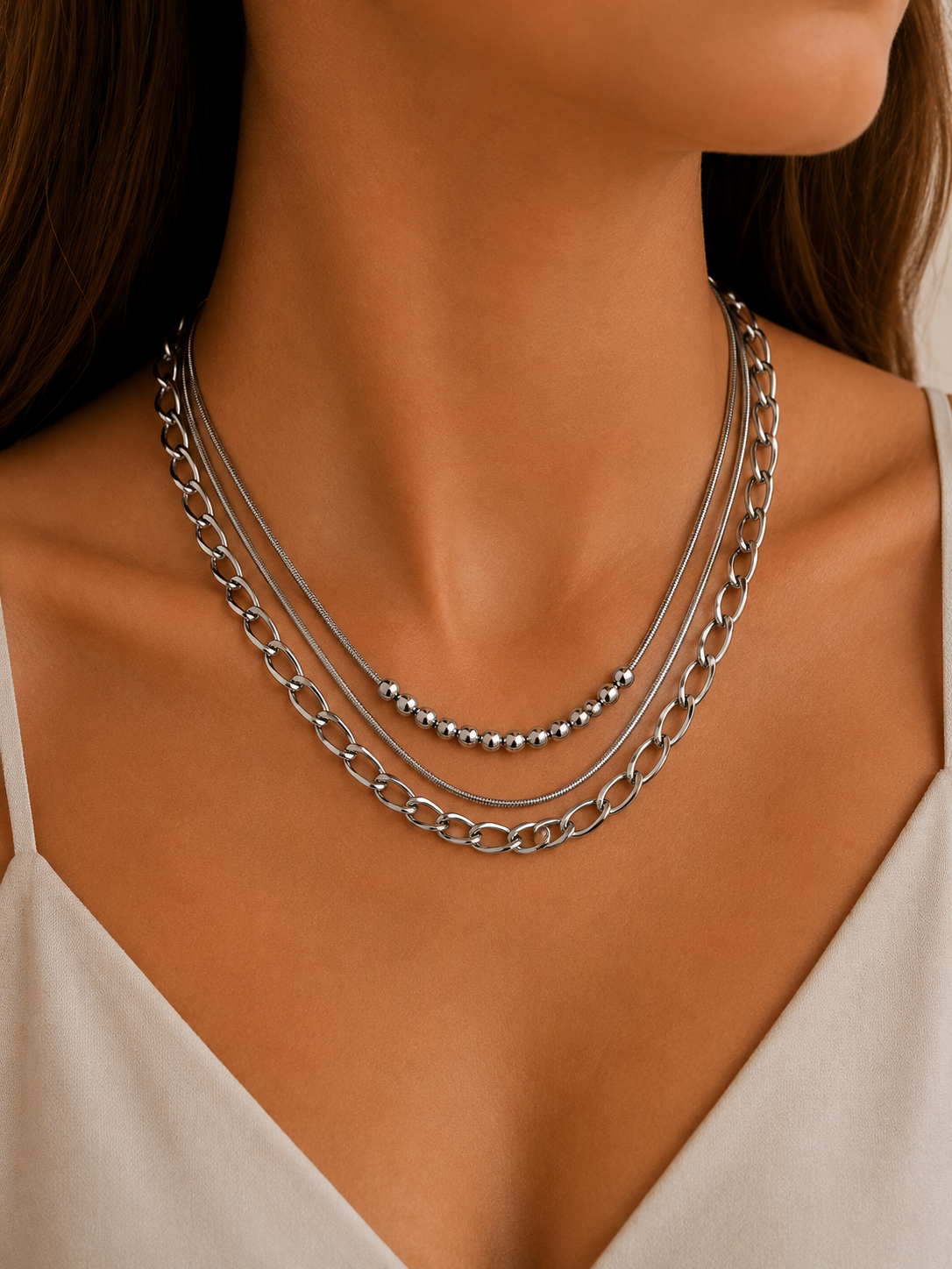 Tres Necklace