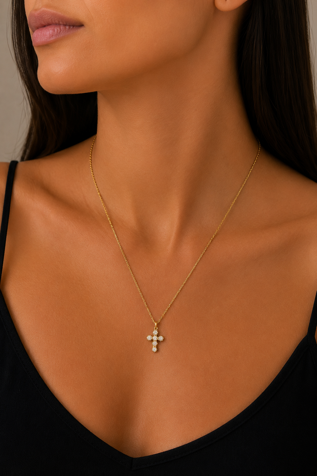 Harmony Cross Small Necklace