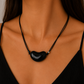 Black Stone Necklace