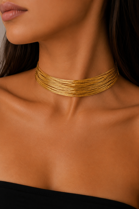 Wire Choker Necklace