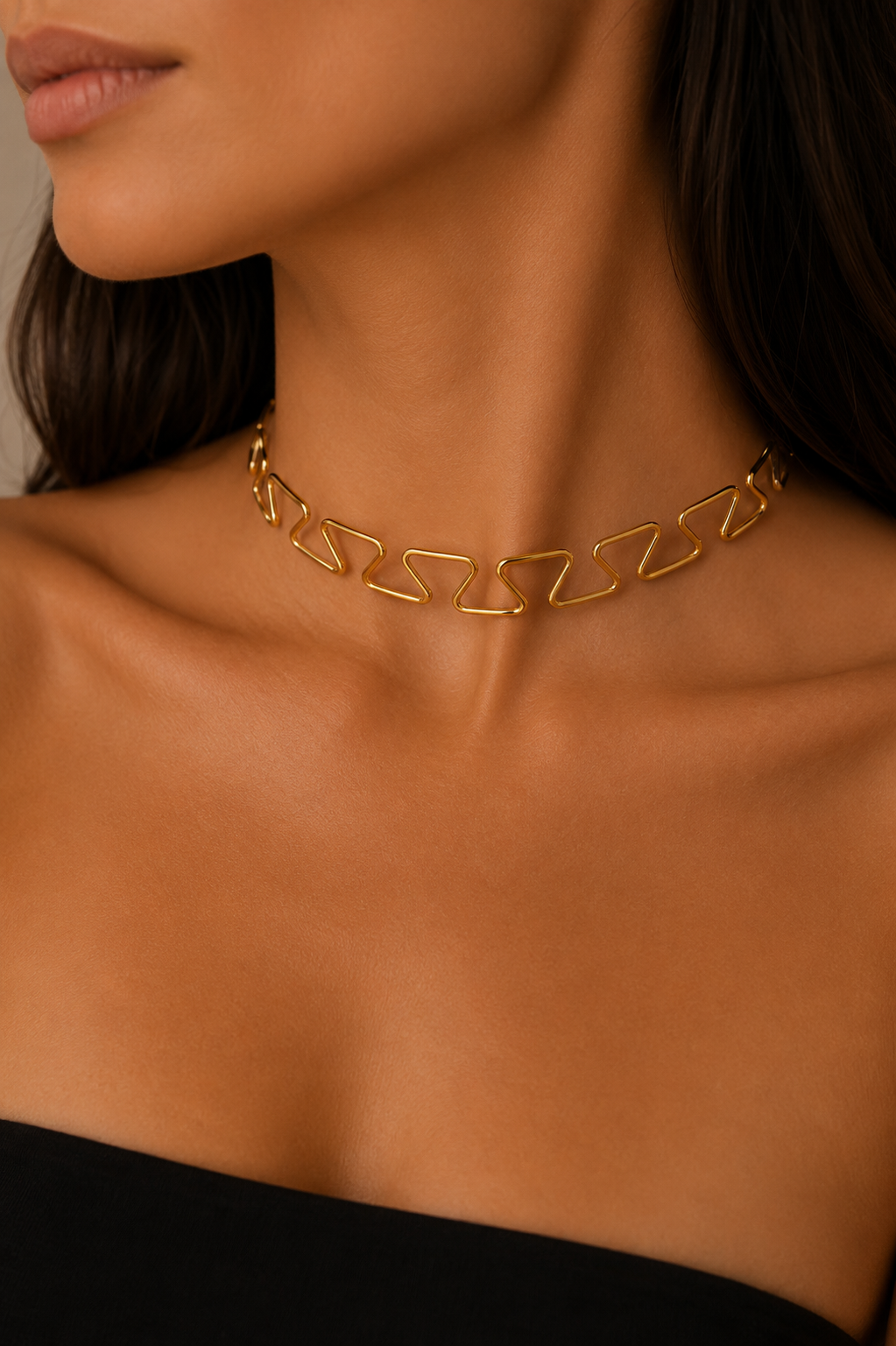Meander Choker Necklace