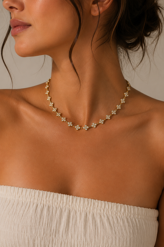 Riviera Lucky Flower Necklace
