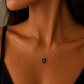 Knitted Monogram Necklace