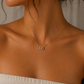 Aniela Strass Two Zircon Necklace