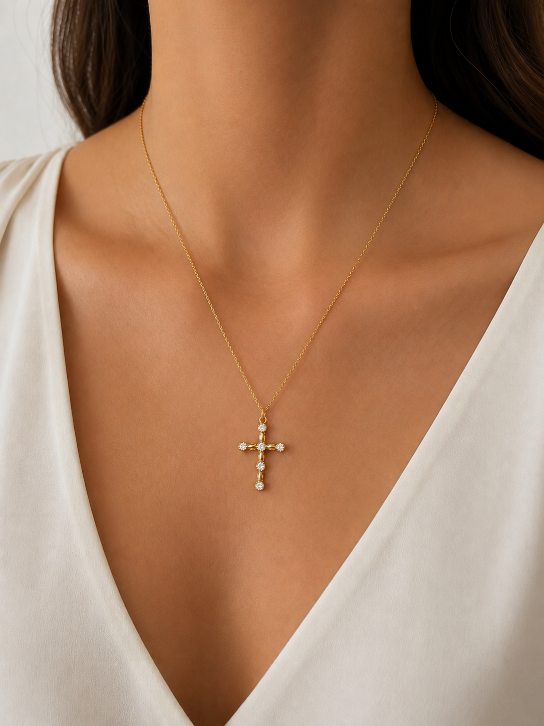 Elegance Cross Necklace