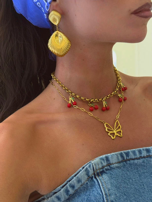 Cherries Necklace