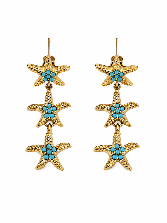 Aqua Earrings