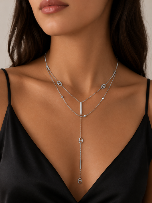 Ivory Tie Chain