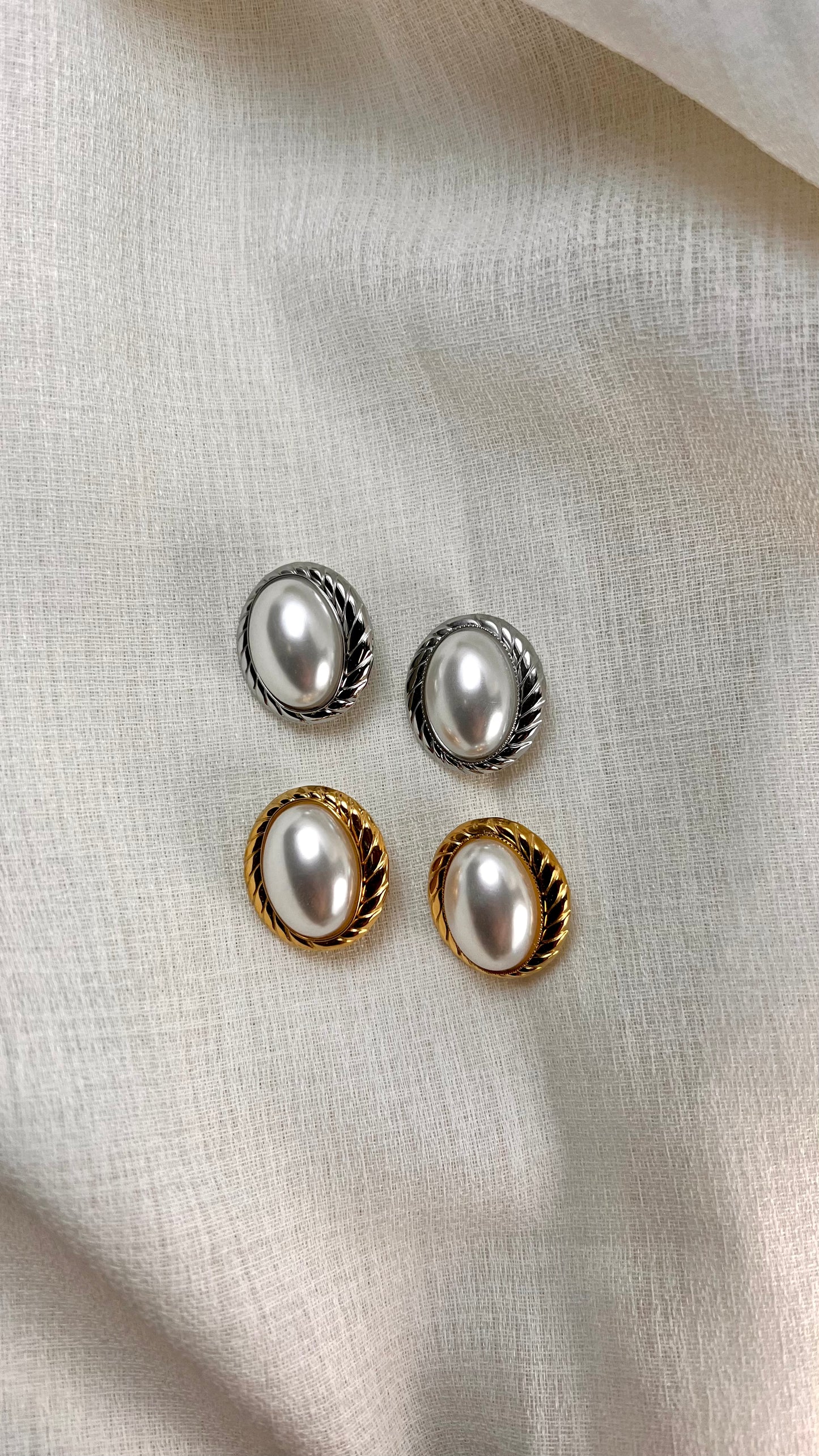 SophiePearl Clip Earrings