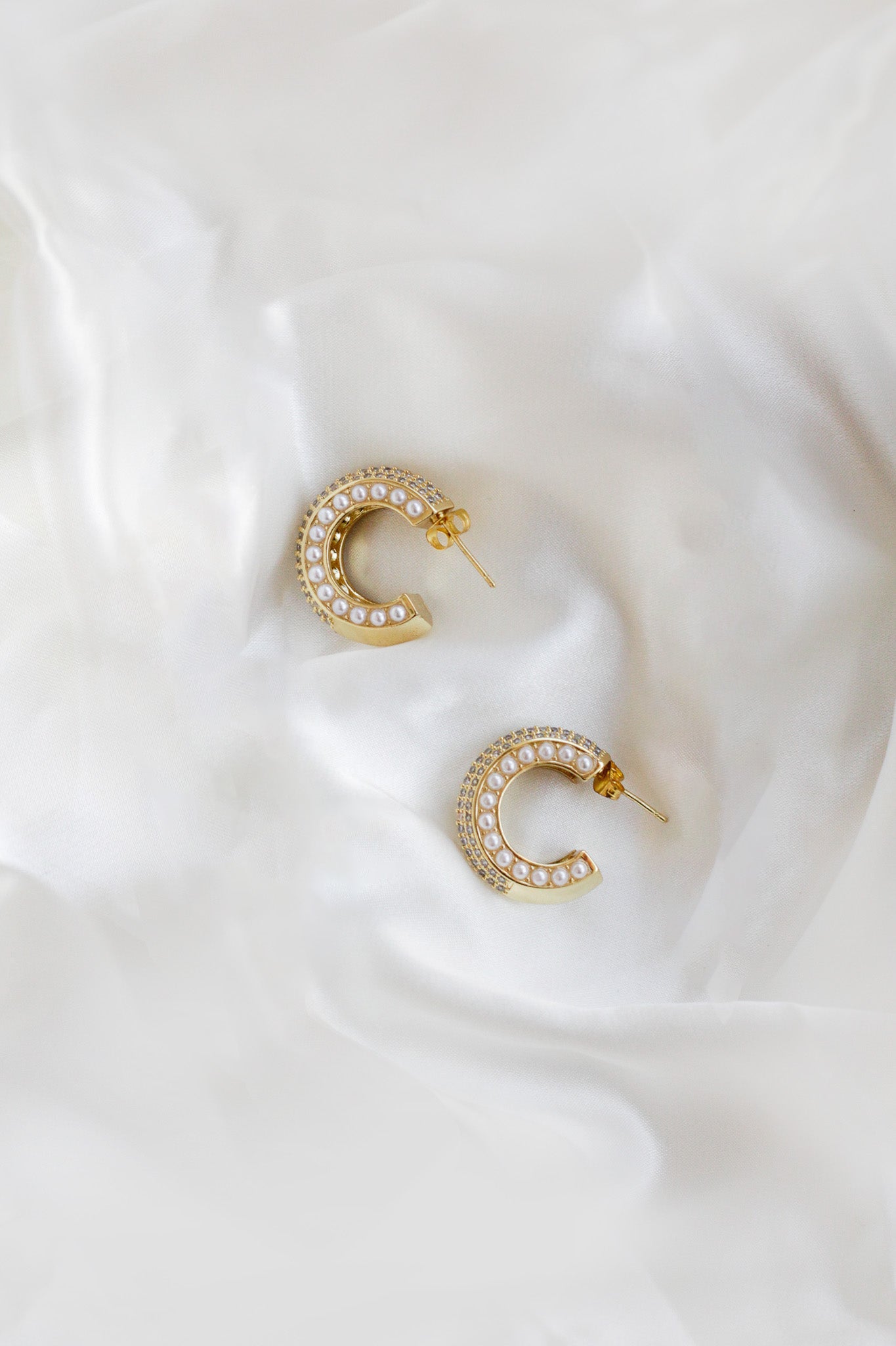 Strasspearl Earrings