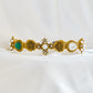 Goldness Green/White/Blue Stone Headband