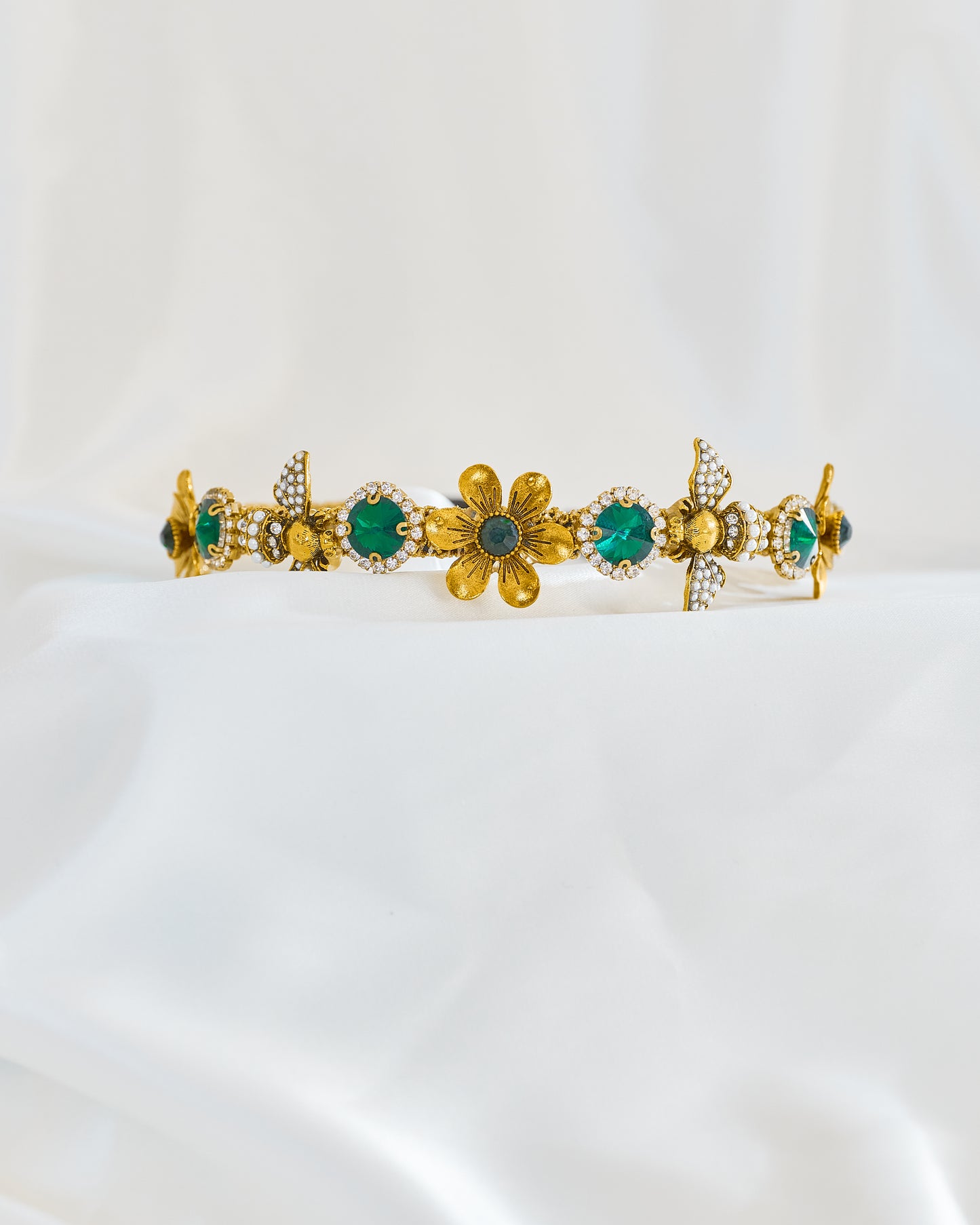 Goldness Green Bee Headband