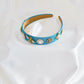 Merli Blue Bee Headband