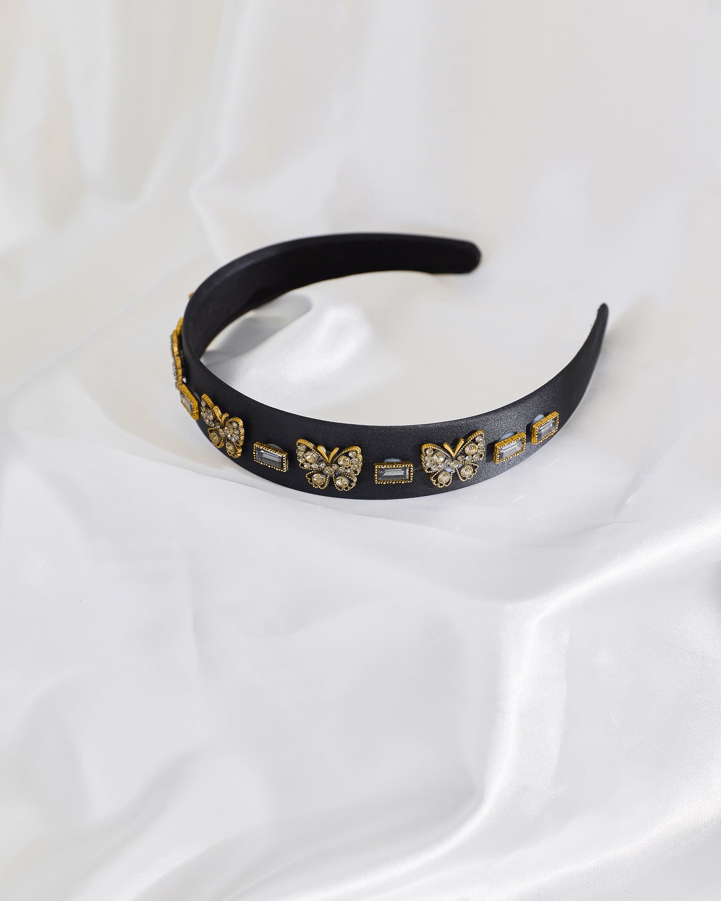 Niki Black Butterfly Headband