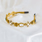 Goldness Green/White/Blue Stone Headband