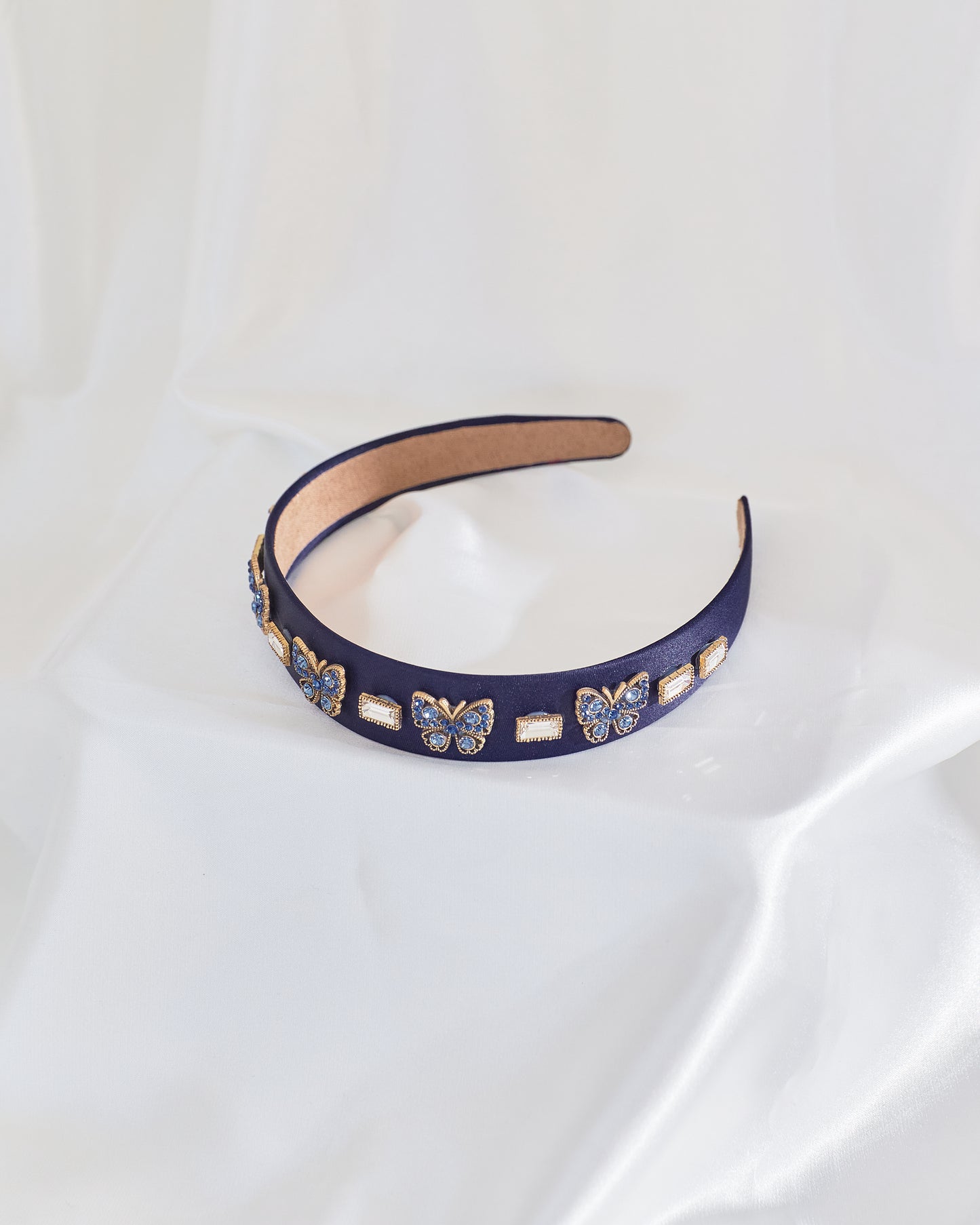 Niki Darkblue Butterfly Headband