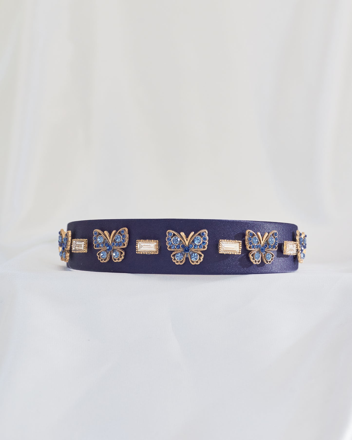 Niki Darkblue Butterfly Headband